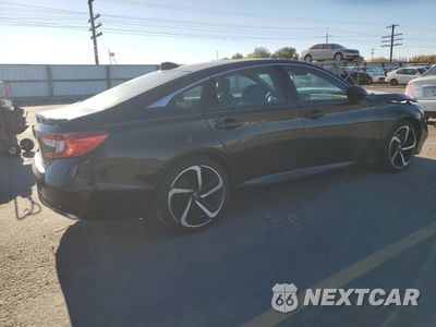 Trzecie zdjęcie samochodu z tyłu: 2019 HONDA ACCORD SPORT VIN:1HGCV2F37KA020482 - miniatura