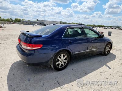 Trzecie zdjęcie samochodu z tyłu: 2004 HONDA ACCORD EX VIN:1HGCM66894A037762 - miniatura