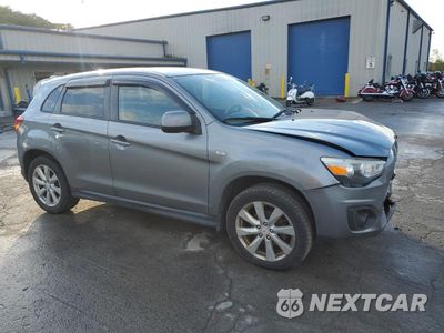 Czwarte zdjęcie samochodu z boku: 2014 MITSUBISHI OUTLANDER SPORT ES VIN:4A4AR3AU9EE023275 - miniatura