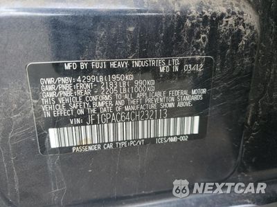 Zdjęcie 12 z 12 samochodu: 2012 SUBARU IMPREZA PREMIUM VIN:JF1GPAC64CH232113 - miniatura