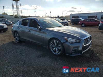 Czwarte zdjęcie samochodu z boku: 2022 INFINITI Q50 SENSORY VIN:JN1EV7CR5NM340368 - miniatura