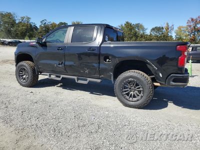 Drugie zdjęcie samochodu z przodu: 2021 CHEVROLET SILVERADO K1500 RST VIN:3GCUYEED0MG165373 - miniatura