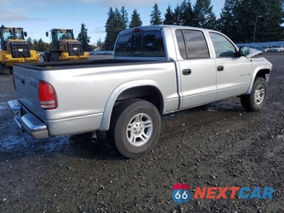 Trzecie zdjęcie samochodu z tyłu: 2002 DODGE DAKOTA QUAD SLT VIN:1B7HG48N02S532118 - miniatura