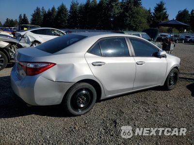 Trzecie zdjęcie samochodu z tyłu: 2016 TOYOTA COROLLA L VIN:2T1BURHE2GC647937 - miniatura
