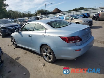 Drugie zdjęcie samochodu z przodu: 2010 LEXUS IS 350 VIN:JTHFE2C2XA2504483 - miniatura