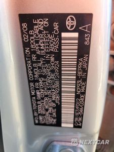 Zdjęcie 12 z 12 samochodu: 2008 TOYOTA YARIS VIN:JTDBT923881249924 - miniatura