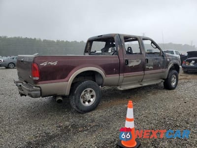 Trzecie zdjęcie samochodu z tyłu: 2003 FORD F250 SUPER DUTY VIN:1FTNW21PX3ED30778 - miniatura