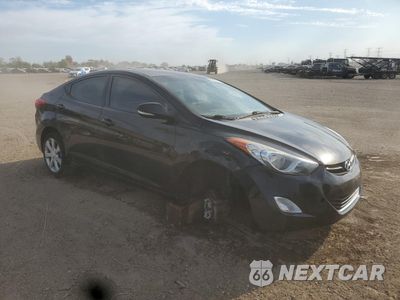 Czwarte zdjęcie samochodu z boku: 2013 HYUNDAI ELANTRA GLS VIN:5NPDH4AE7DH421041 - miniatura