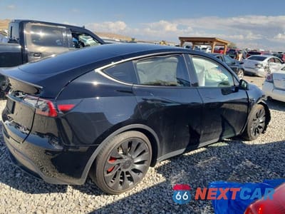 Trzecie zdjęcie samochodu z tyłu: 2024 TESLA MODEL Y VIN:7SAYGDEF6RF048557 - miniatura