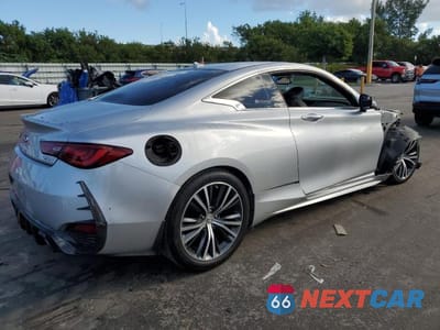 Trzecie zdjęcie samochodu z tyłu: 2018 INFINITI Q60 LUXE 300 VIN:JN1EV7EK1JM342340 - miniatura