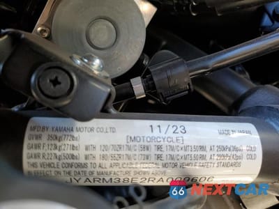 Zdjęcie 9 z 9 samochodu: 2024 YAMAHA YZFR7 VIN:JYARM38E2RA009606 - miniatura