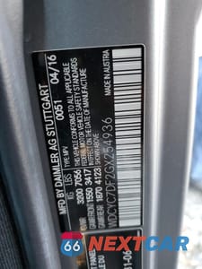 Zdjęcie 12 z 12 samochodu: 2016 MERCEDES-BENZ G 63 AMG VIN:WDCYC7DF2GX254936 - miniatura