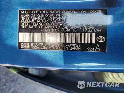 Zdjęcie 12 z 13 samochodu: 2009 TOYOTA COROLLA BASE VIN:JTDBL40E79J044118 - miniatura