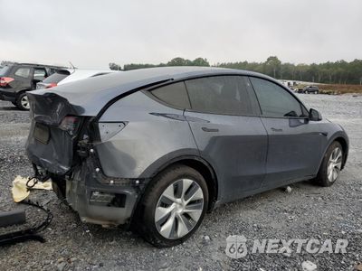 Trzecie zdjęcie samochodu z tyłu: 2021 TESLA MODEL Y VIN:5YJYGDEE2MF065336 - miniatura