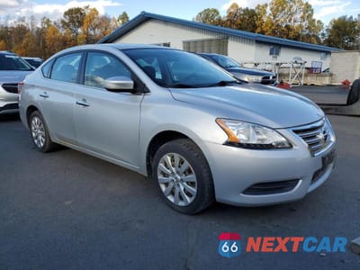 Czwarte zdjęcie samochodu z boku: 2014 NISSAN SENTRA S VIN:1N4AB7AP1EN850187 - miniatura