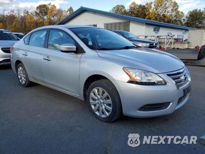 Czwarte zdjęcie samochodu z boku: 2014 NISSAN SENTRA S VIN:1N4AB7AP1EN850187 - miniatura