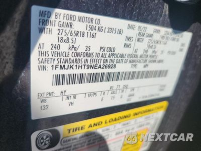 Zdjęcie 13 z 14 samochodu: 2022 FORD EXPEDITION MAX XLT VIN:1FMJK1HT9NEA26928 - miniatura
