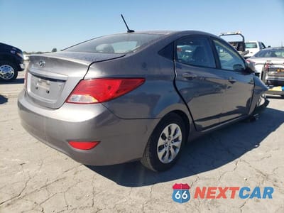 Trzecie zdjęcie samochodu z tyłu: 2017 HYUNDAI ACCENT SE VIN:KMHCT4AE8HU237874 - miniatura