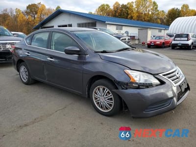 Czwarte zdjęcie samochodu z boku: 2014 NISSAN SENTRA S VIN:3N1AB7AP1EL674576 - miniatura
