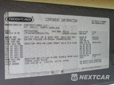 Zdjęcie 13 z 13 samochodu: 2005 FREIGHTLINER BUSINESS CLASS M2 BOX TRUCK VIN:1FVACWDC35HU81796 - miniatura