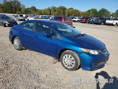 Czwarte zdjęcie samochodu z boku: 2015 HONDA CIVIC LX VIN:19XFB2F51FE221187 - miniatura