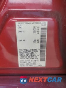Zdjęcie 12 z 13 samochodu: 2015 NISSAN ALTIMA 2.5 S VIN:1N4AL3APXFC294190 - miniatura