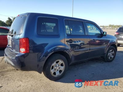 Trzecie zdjęcie samochodu z tyłu: 2012 HONDA PILOT LX VIN:5FNYF4H25CB005781 - miniatura