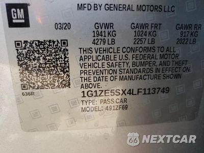 Zdjęcie 12 z 12 samochodu: 2020 CHEVROLET MALIBU PREMIER VIN:1G1ZE5SX4LF113749 - miniatura