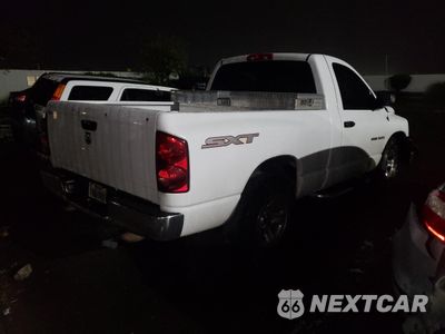 Trzecie zdjęcie samochodu z tyłu: 2007 DODGE RAM 1500 ST VIN:1D7HA16K17J592677 - miniatura