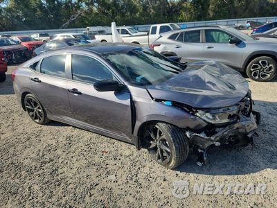 Czwarte zdjęcie samochodu z boku: 2019 HONDA CIVIC SPORT VIN:19XFC2F83KE006184 - miniatura