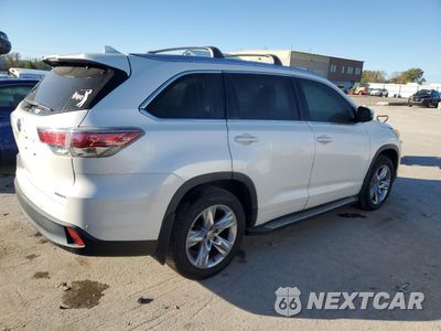 Trzecie zdjęcie samochodu z tyłu: 2015 TOYOTA HIGHLANDER LIMITED VIN:5TDYKRFH6FS045416 - miniatura