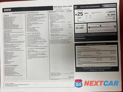Główne zdjęcie samochodu: 2025 BMW M440XI VIN:WBA73DB06SCT14342 - miniatura
