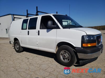 Czwarte zdjęcie samochodu z boku: 2021 GMC SAVANA G2500 VIN:1GTW7AFP3M1305444 - miniatura