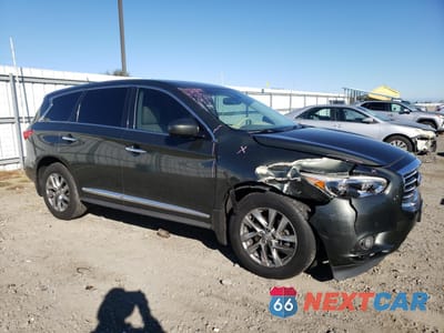 Czwarte zdjęcie samochodu z boku: 2013 INFINITI JX35 VIN:5N1AL0MN6DC307268 - miniatura