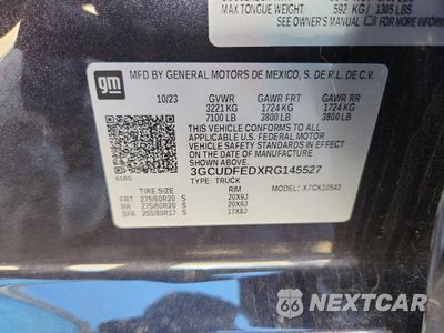 Zdjęcie 12 z 14 samochodu: 2024 CHEVROLET SILVERADO K1500 LT TRAIL BOSS VIN:3GCUDFEDXRG145527 - miniatura