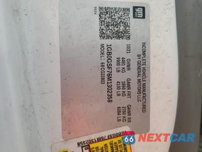 Zdjęcie 13 z 13 samochodu: 2021 CHEVROLET EXPRESS G3500 VIN:1GB0GSF76M1302358 - miniatura