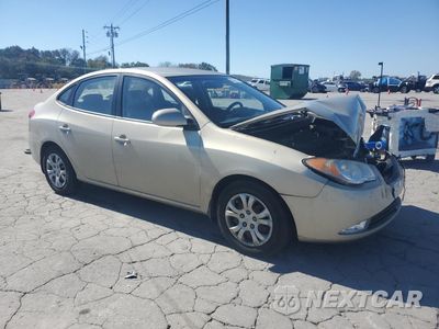 Czwarte zdjęcie samochodu z boku: 2010 HYUNDAI ELANTRA BLUE VIN:KMHDU4ADXAU878863 - miniatura