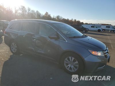 Czwarte zdjęcie samochodu z boku: 2014 HONDA ODYSSEY EXL VIN:5FNRL5H6XEB126623 - miniatura
