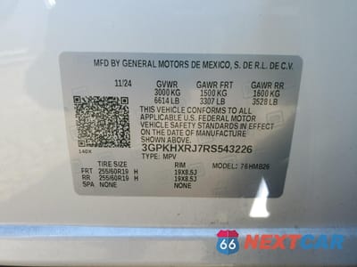 Zdjęcie 13 z 15 samochodu: 2024 HONDA PROLOGUE TOUR VIN:3GPKHXRJ7RS543226 - miniatura