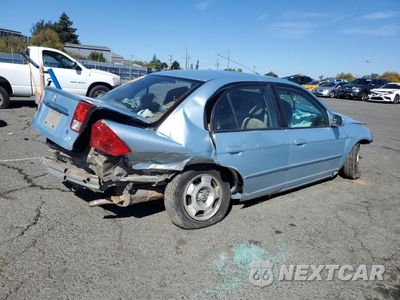 Trzecie zdjęcie samochodu z tyłu: 2003 HONDA CIVIC HYBRID VIN:JHMES96653S011325 - miniatura