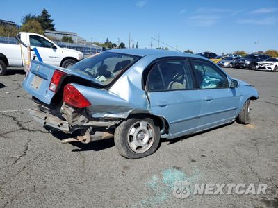 Trzecie zdjęcie samochodu z tyłu: 2003 HONDA CIVIC HYBRID VIN:JHMES96653S011325 - miniatura
