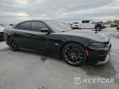 Czwarte zdjęcie samochodu z boku: 2021 DODGE CHARGER SCAT PACK VIN:2C3CDXGJ0MH553231 - miniatura