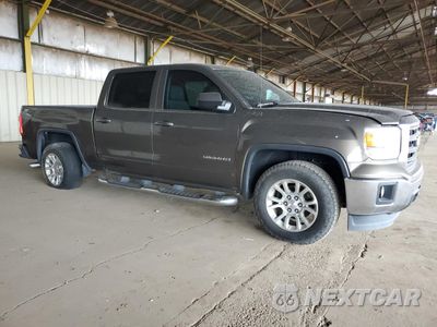 Czwarte zdjęcie samochodu z boku: 2014 GMC SIERRA K1500 SLE VIN:3GTU2UECXEG276372 - miniatura