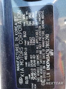 Zdjęcie 13 z 14 samochodu: 2020 KIA SPORTAGE LX VIN:KNDPM3AC5L7801290 - miniatura