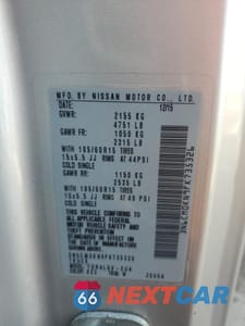 Zdjęcie 14 z 16 samochodu: 2015 NISSAN NV200 2.5S VIN:3N6CM0KN9FK735326 - miniatura