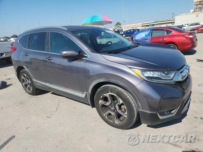 Czwarte zdjęcie samochodu z boku: 2018 HONDA CR-V TOURING VIN:7FARW1H93JE003884 - miniatura