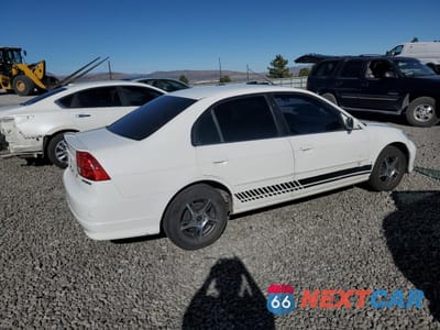 Trzecie zdjęcie samochodu z tyłu: 2004 HONDA CIVIC HYBRID VIN:JHMES96644S022785 - miniatura
