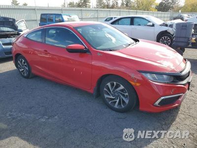 Czwarte zdjęcie samochodu z boku: 2019 HOND CIVIC LX VIN:2HGFC4B67KH305893 - miniatura