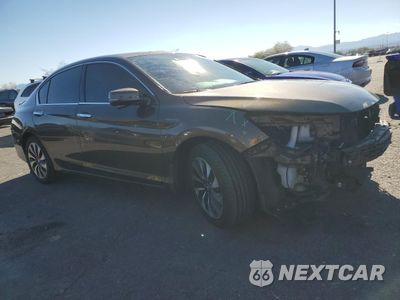 Czwarte zdjęcie samochodu z boku: 2017 HONDA ACCORD HYBRID EXL VIN:JHMCR6F58HC000720 - miniatura