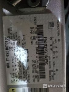 Zdjęcie 12 z 13 samochodu: 2017 FORD FUSION SE VIN:3FA6P0H73HR370934 - miniatura